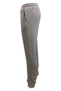 U380  Design solid color narrow trouser leg custom rubber band trouser head sports pants fashion sports pants sports pants factory side view